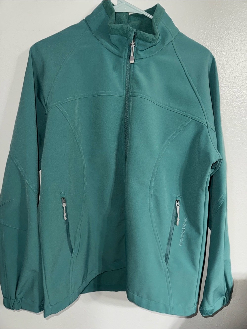 Black Diamond Green Zip-Up Softshell Jacket